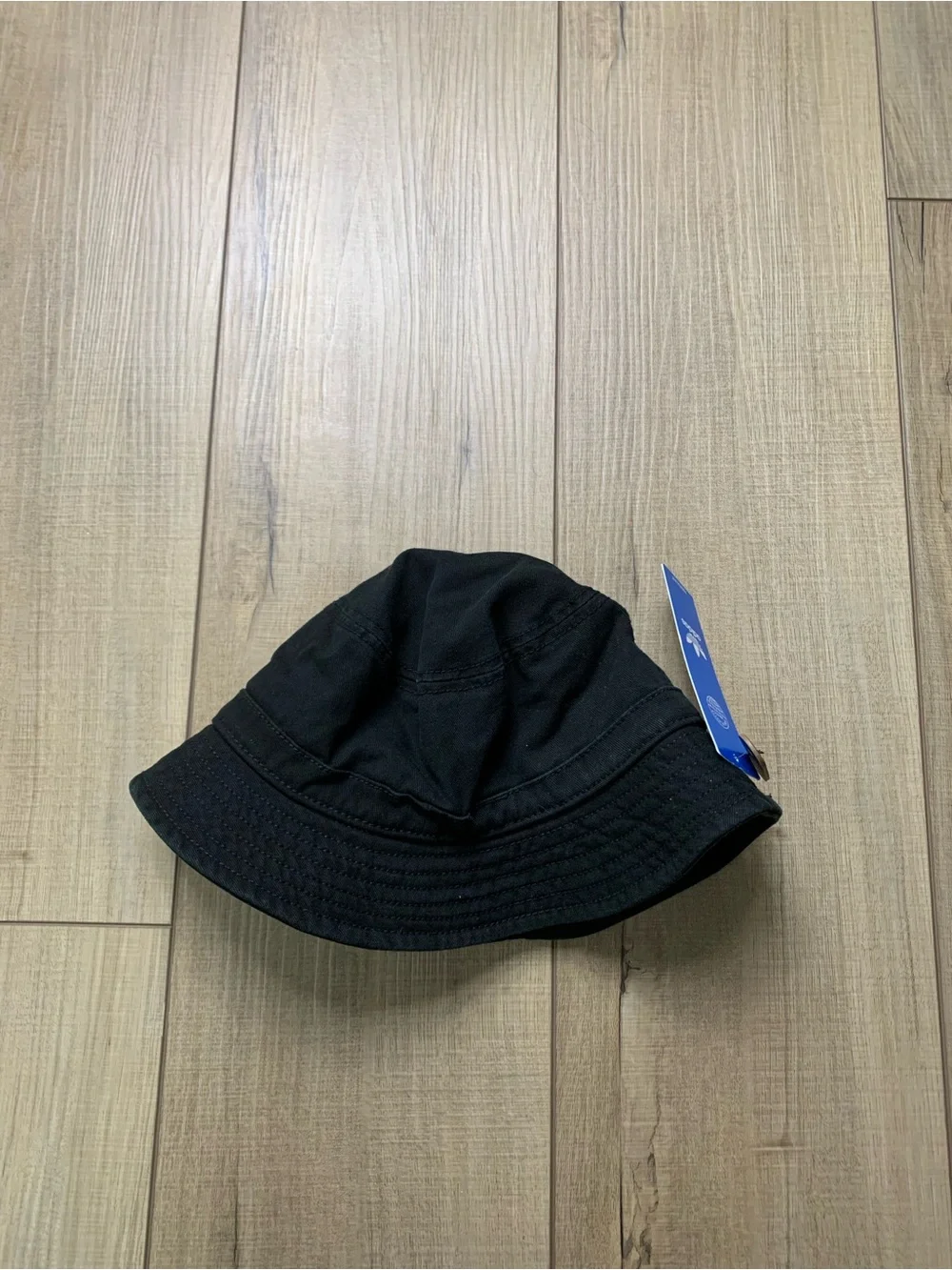 *NWT* Adidas Black Bucket Hat with White Logo